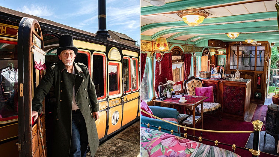 Historic 128-Year-Old Railway Carriage Becomes Stunning Airbnb Stay in England