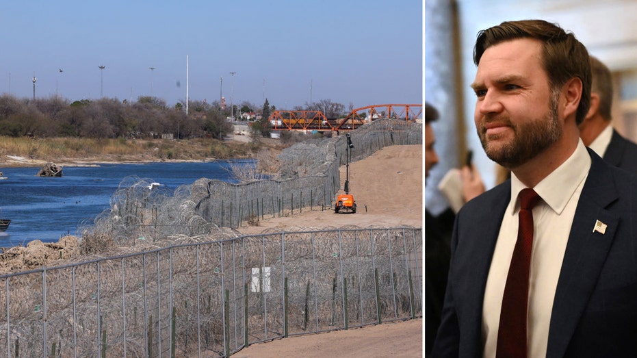 Vance Heads to Southern Border as Trump Touts Sharp Drop in Crossings: 'They Heard My Words'