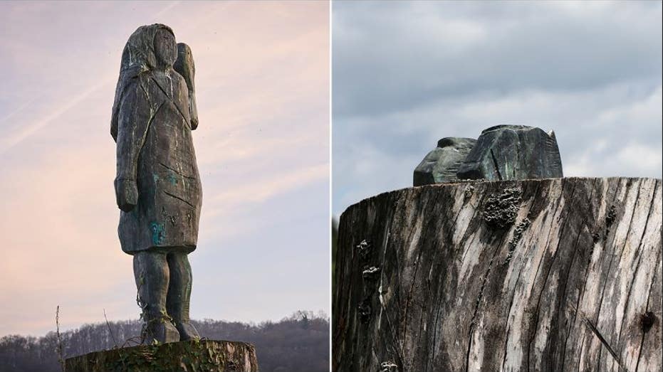 Melania Trump’s Bronze Statue Stolen in Slovenia After Vandalism