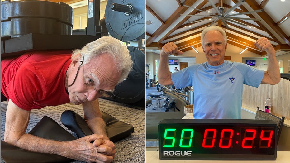 80-Year-Old 'Plankster' Shatters Fitness Goals with 50-Minute Plank Record