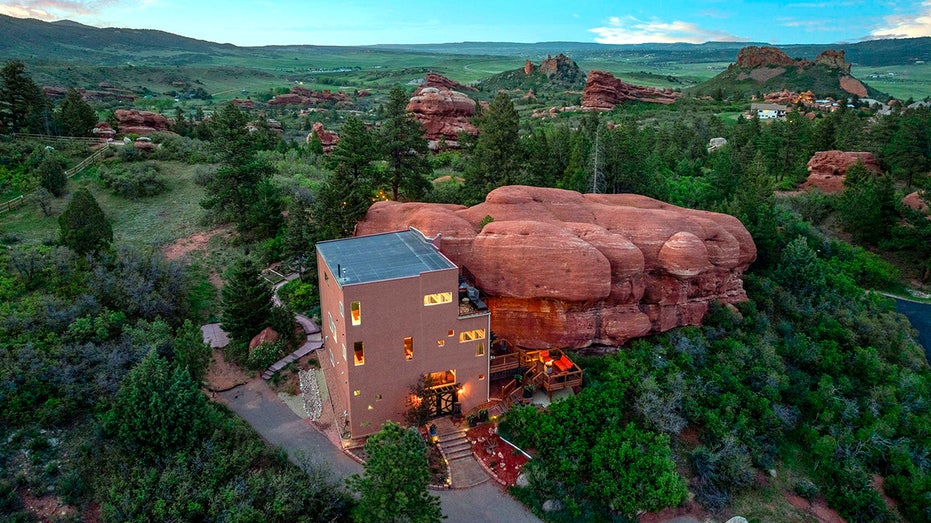 $1M Flintstones-Style Red Rock Home in Colorado Awaits Its Next Owner