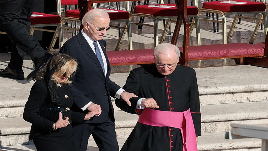 Biden Sits in the Back Row at Pope Francis' Funeral — Ex-President, Not VIP