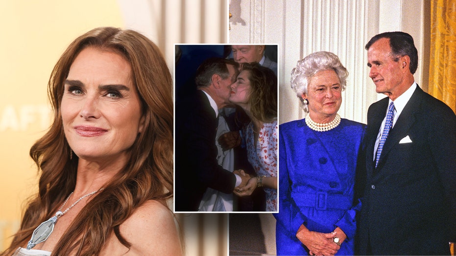 Brooke Shields Walks in on George H.W. and Barbara Bush Amid Flood Scare