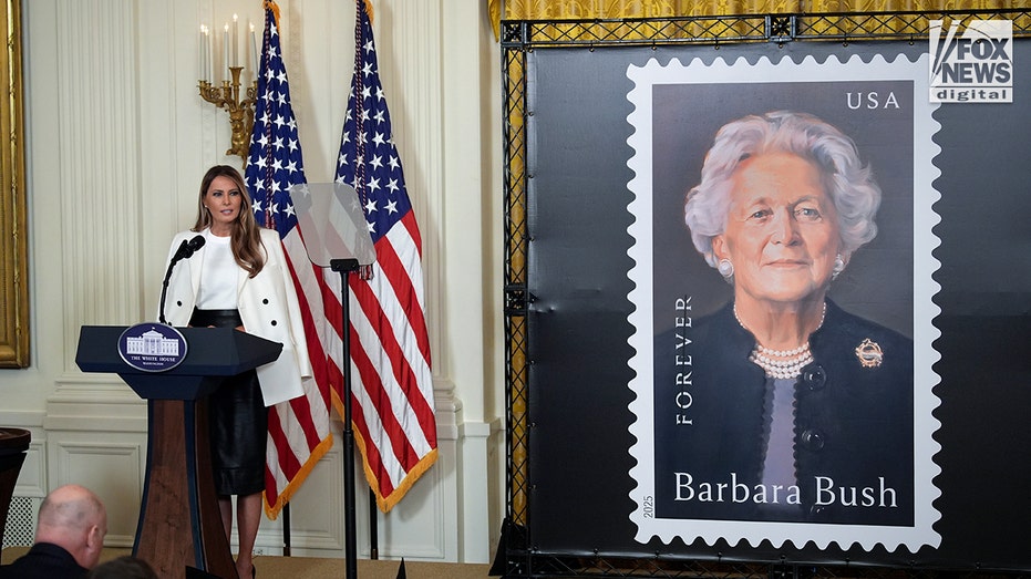 Melania Trump Honors Barbara Bush with New Commemorative Stamp