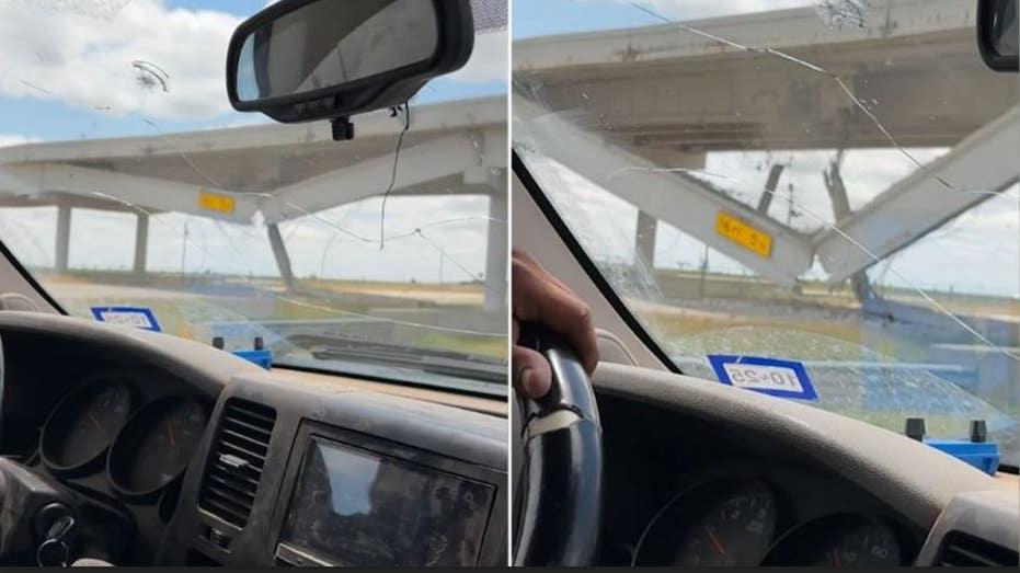 Texas Driver’s Video Captures Shocking Overpass Collapse in Tulia