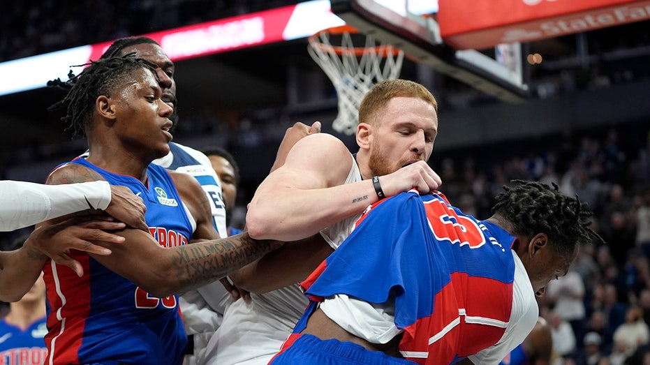 T'Wolves and Pistons Brawl Spills Courtside, Ends in Multiple Ejections