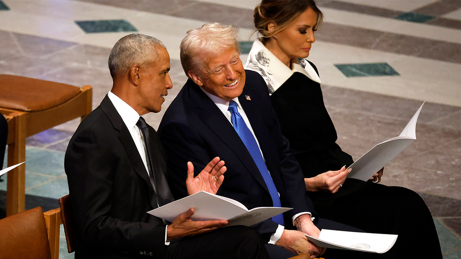 Trump and Obama's Unexpected Golf Chat at Carter Funeral Goes Viral
