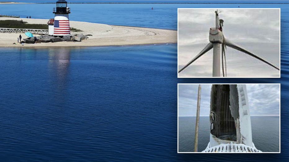 Biden’s Green Energy Dream Faces Fiery Setback as Nantucket Wind Turbine Goes Up in Flames