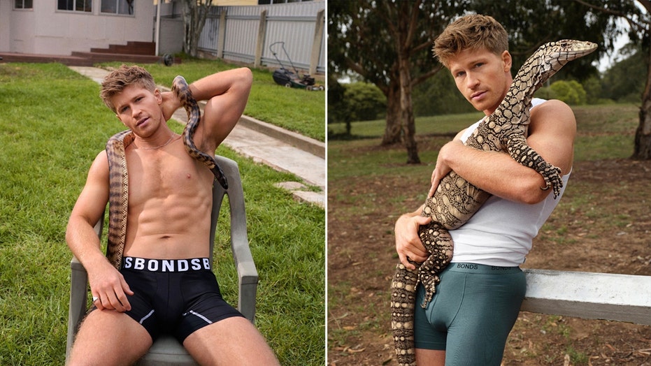 Crocodile Hunter's Son Robert Irwin Stuns Fans with Stripped-Down Underwear Ads