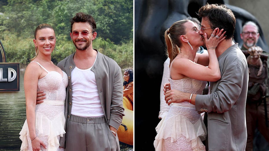 Scarlett Johansson Defends Viral Kisses with Jonathan Bailey at Jurassic World Premiere
