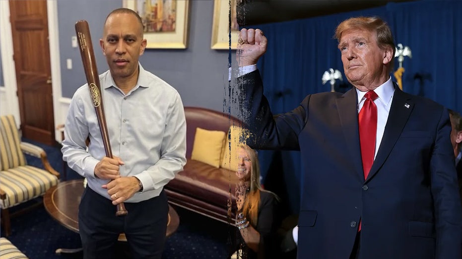 Jeffries’ Baseball Bat Stunt Against Trump’s Bill Ignites Social Media Storm