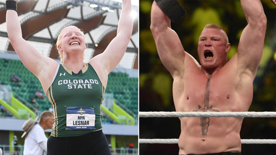 Mya Lesnar Dominates NCAA Women’s Shot Put, Upholds Brock Lesnar’s Legacy