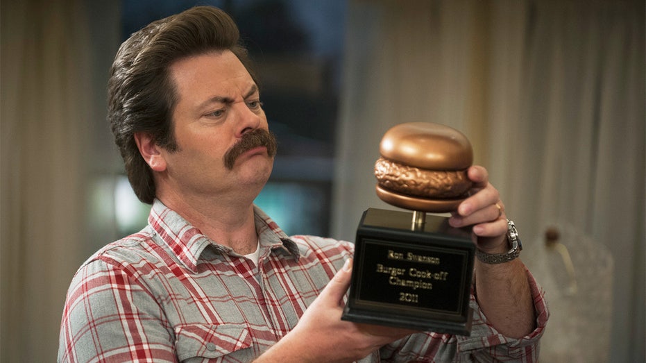 Nick Offerman Debunks 'Dumb' Idea Ron Swanson Voted for Trump