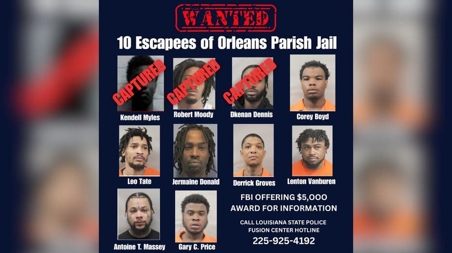 New Orleans Jailbreak: 7 Fugitives Still on the Run, Inside Job Suspected