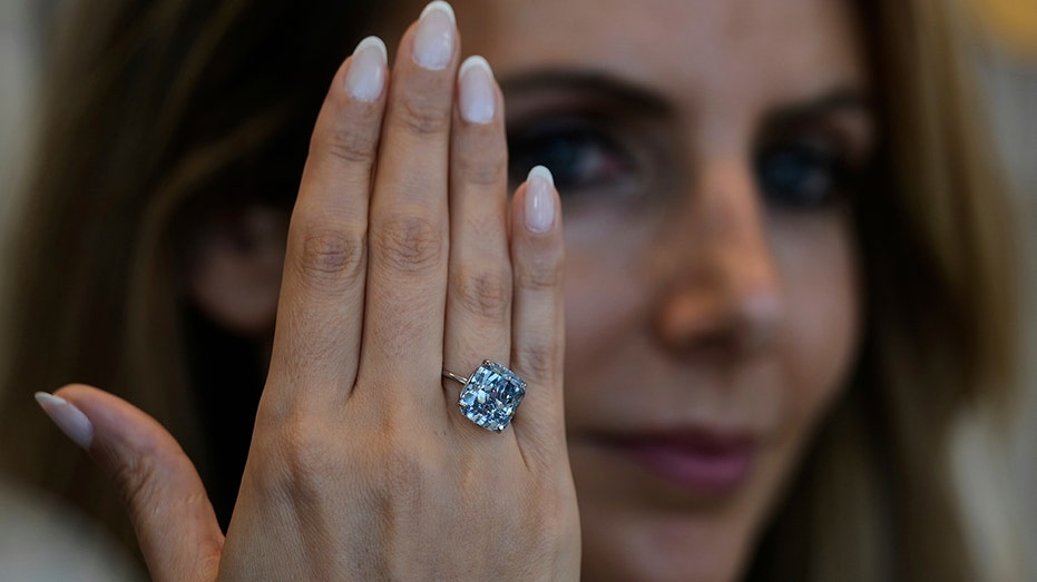 Dazzling 10-Carat Blue Diamond Heads for $20M Auction Amid $100M Gem Showcase