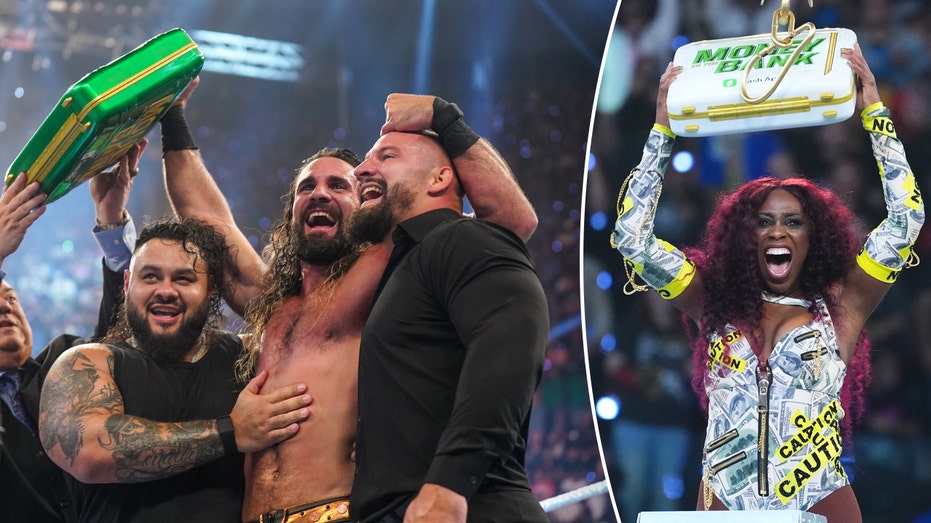 Seth Rollins, Naomi Claim Money in the Bank Briefcases in WWE Thriller